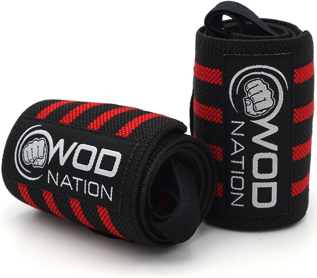 Professional Wrist Wraps & Straps for Gym & Weightlifting (18 Inch) - Essential Weight Lifting Wrist Wraps & Gym Wrist Straps Support for Optimal Powerlifting Performance for Women & Men
