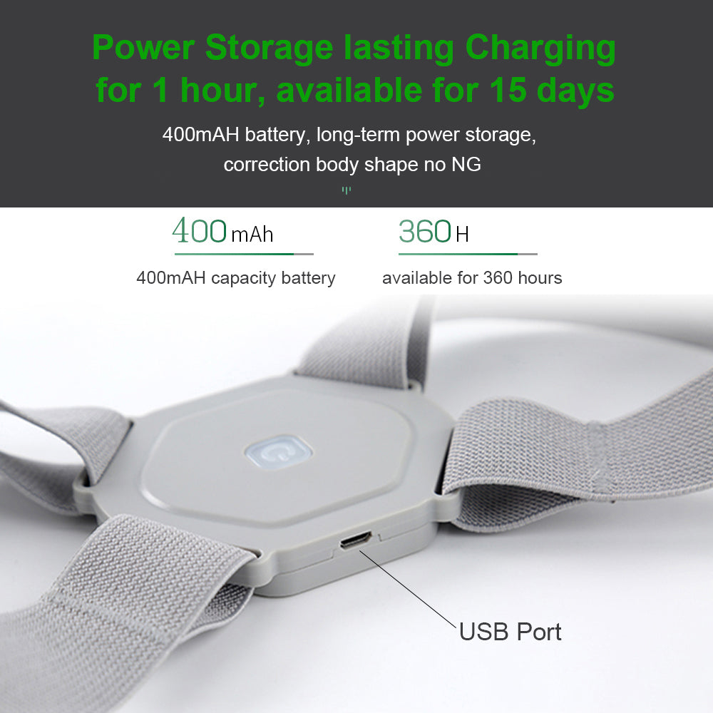 Smart Auto Adjustable Intelligent Posture Trainer Postural Corrector Upper Back Brace Clavicle Support for Adults Children Kids